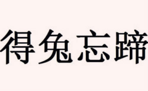 得兔忘蹄
