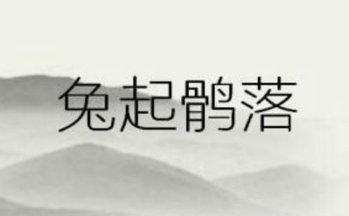 兔起鹘落