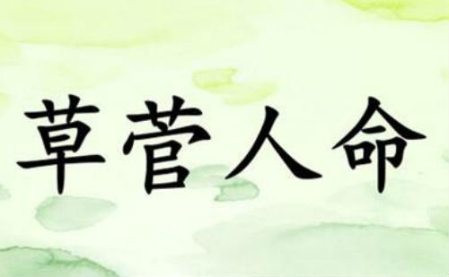 草菅人命