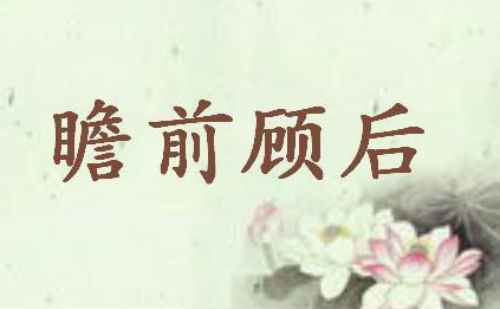 瞻前顾后
