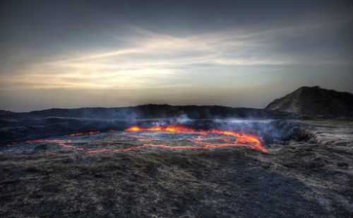 火山口