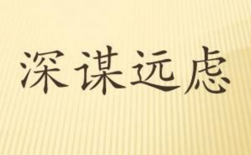 深谋远虑