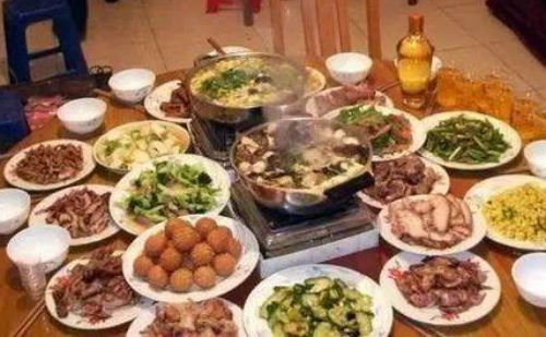 丰盛的菜肴