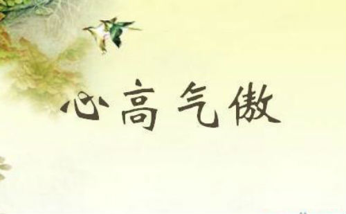 心高气傲