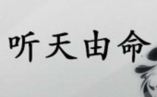听天由命