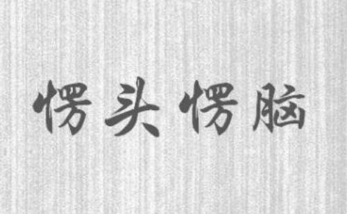 愣头愣脑